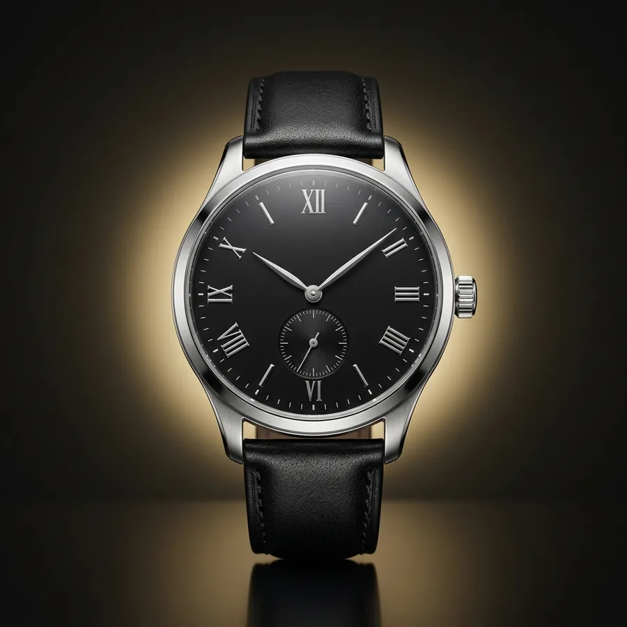 Reloj Q&Q Ejecutivo Cuero Negro